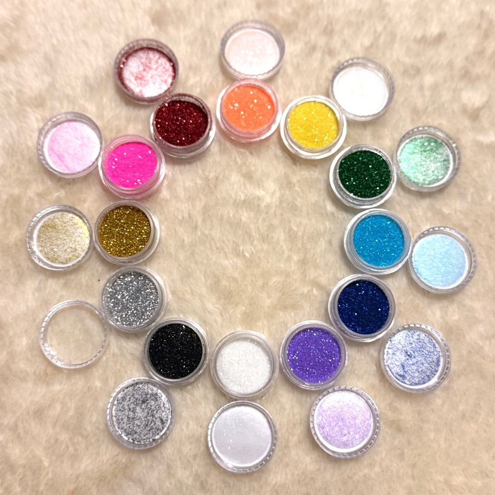 Colorful Glitter Powder Set - Picture 3 of 7